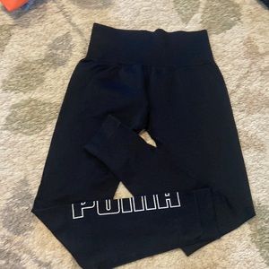 Black puma leggings